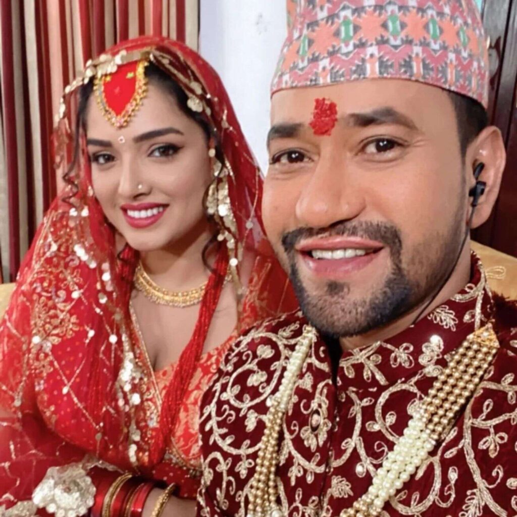 Nirahua Amrapali Dubey Nepali Wedding