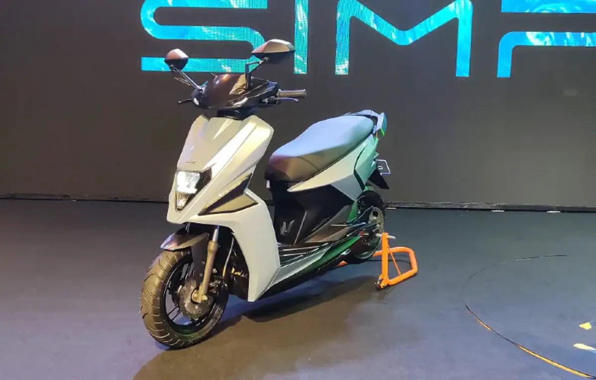 simple one electric scooter showroom