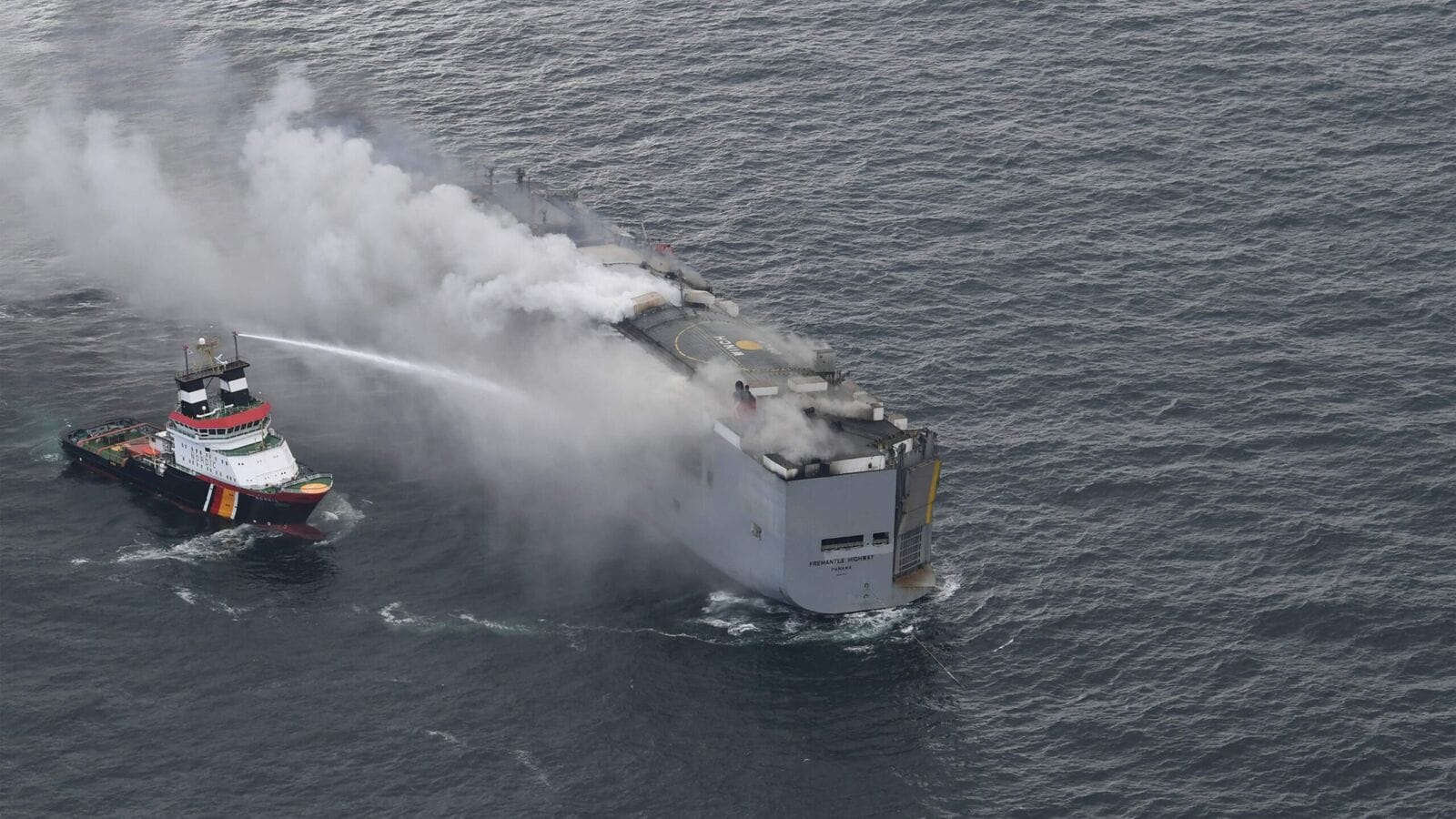 Over 500 EVs from BMW, Mercedes possibly charred on-board burning cargo ship