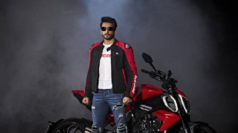 Ducati Announces Ranveer Singh As Brand Face, Gets First Diavel V4 of India