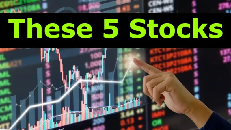 5 stocks at market opening