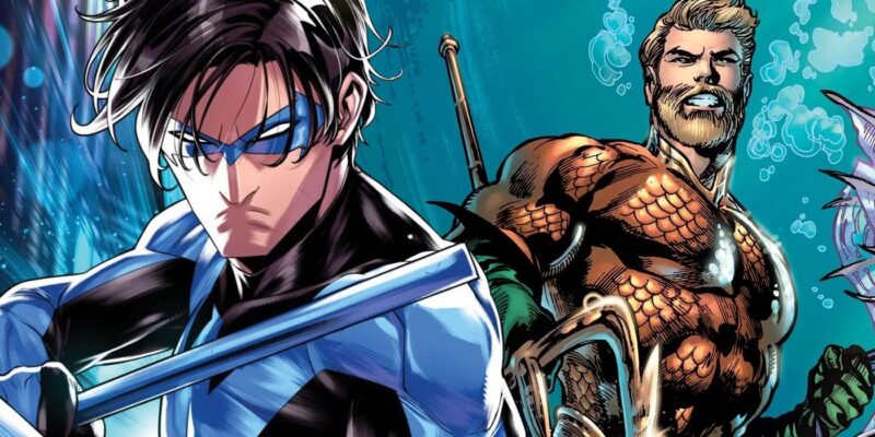nightwing and aquaman featured dc