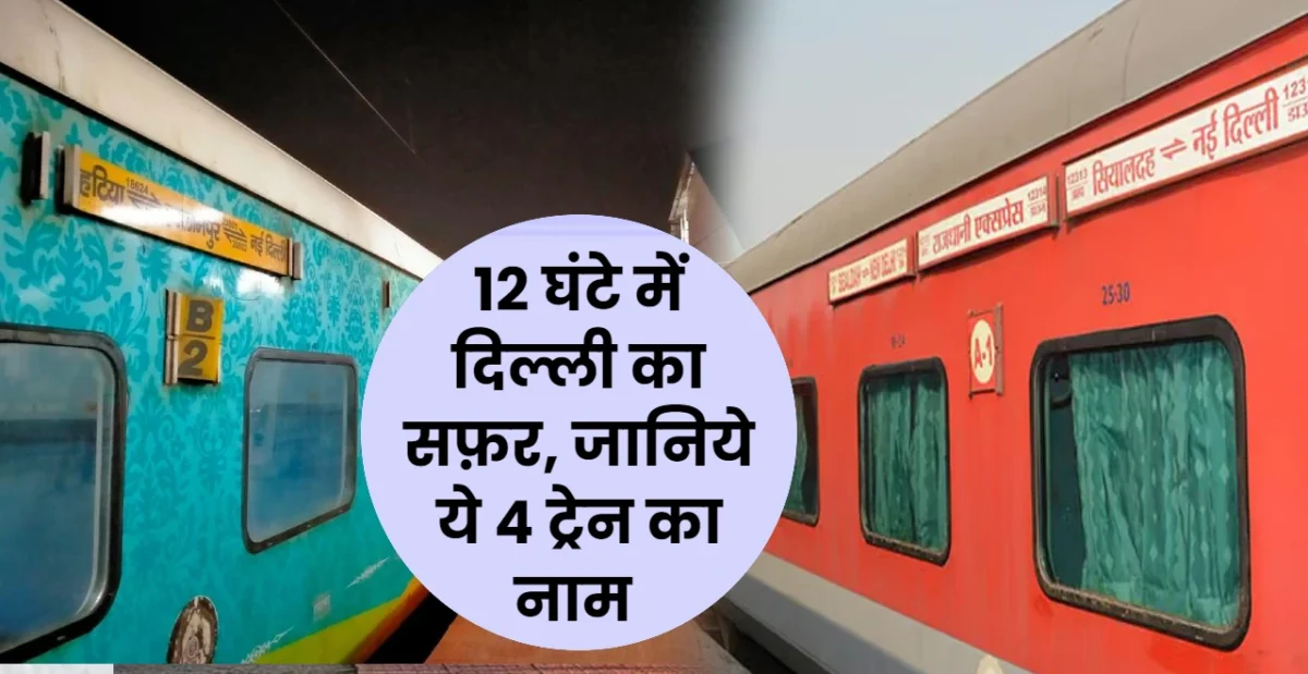 Bihar To Delhi Four Luxury Train